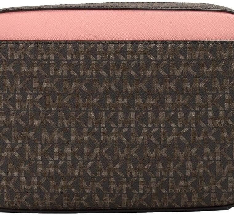 Michael Kors Jet Set Large Leather Crossbody Bag (PrimRose) - Image 3