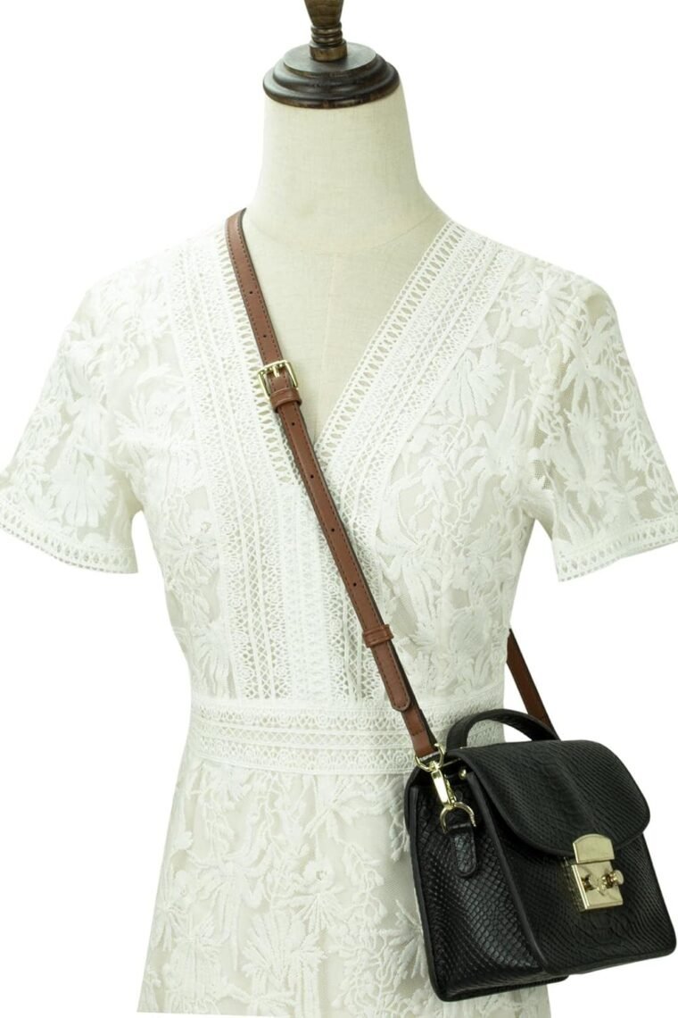 Allzedream Leather Purse Strap Replacement Crossbody Handbag Long Adjustable - Image 5