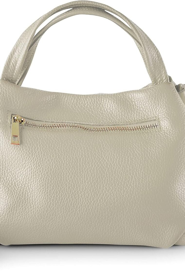 Baroncelli Italian Leather Purse for Women Genuine Soft Leather Medium Size Shoulder Crossbody Bag Made in Italy - Image 4