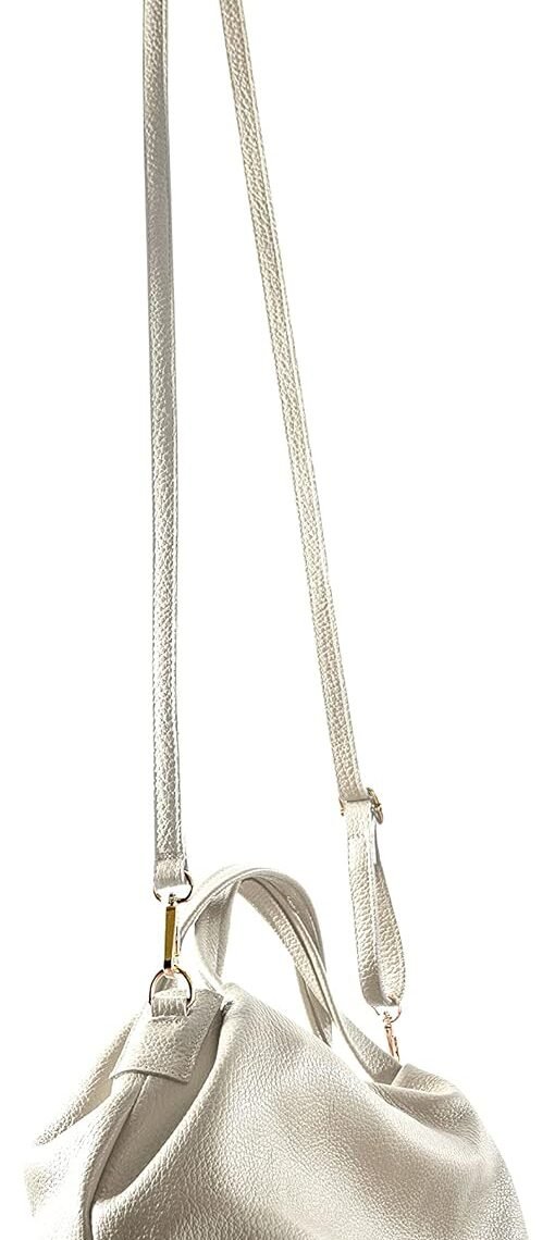 Baroncelli Italian Leather Purse for Women Genuine Soft Leather Medium Size Shoulder Crossbody Bag Made in Italy - Image 8
