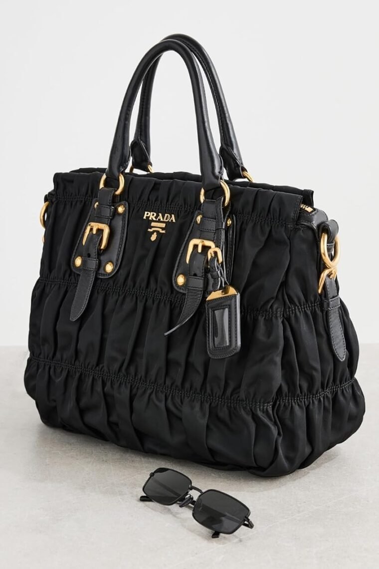 WHAT GOES AROUND COMES AROUND Women's Pre-Loved Prada Black Nylon Handbag - Image 3