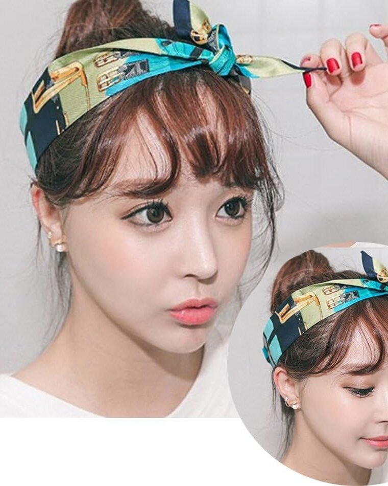 kcctoo 2/6/10Pack Scarf Bags for Women Handbag Scarfs Band Hair Neck Scarves Fashion Gifts - Image 7
