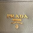 Prada Women's Gray Vitello Phenix Shopping Tote Top Handle Bag Shoulder Bag 1BG865 - Image 4