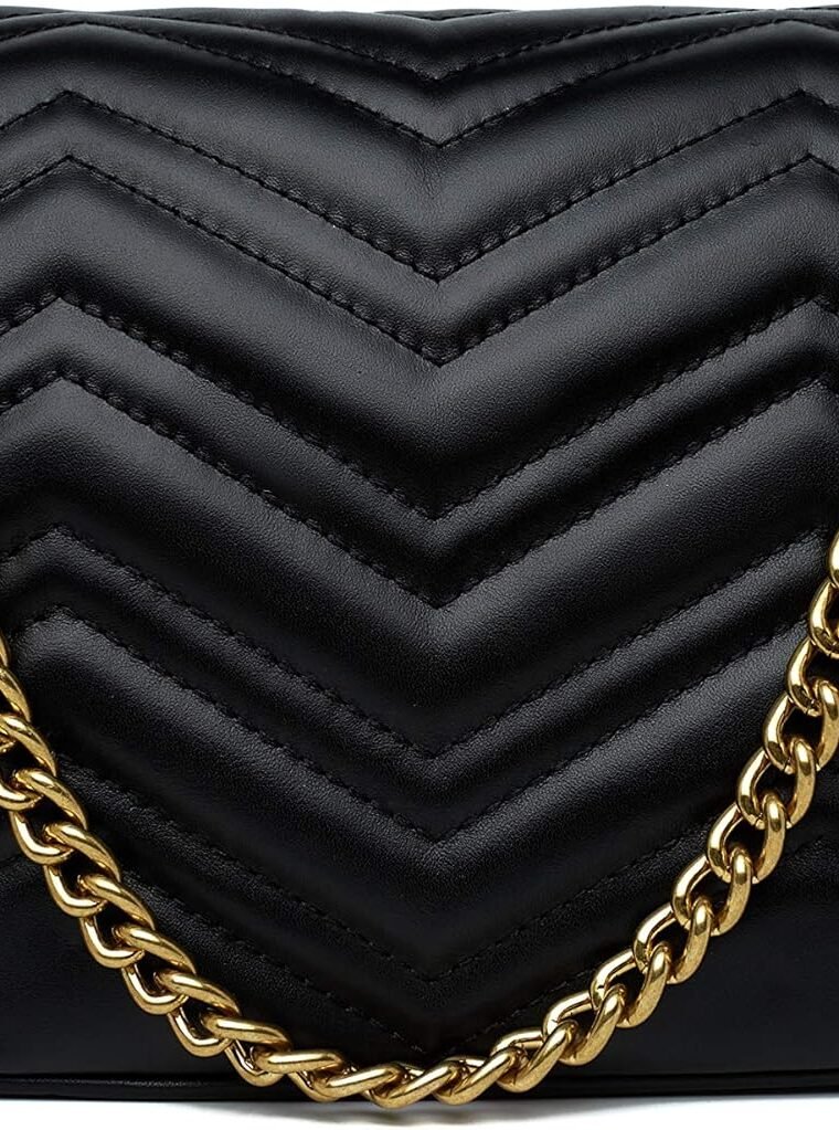 Chrysansmile Women Genuine Leather Shoulder Bag Ladies Fashion Clutch Purses Quilted Crossbody Bags With Chain - Image 4