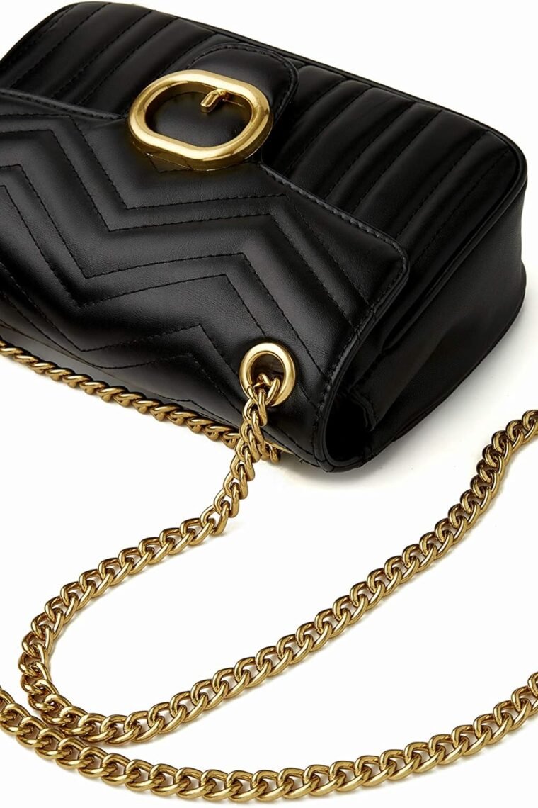 Chrysansmile Women Genuine Leather Shoulder Bag Ladies Fashion Clutch Purses Quilted Crossbody Bags With Chain - Image 7