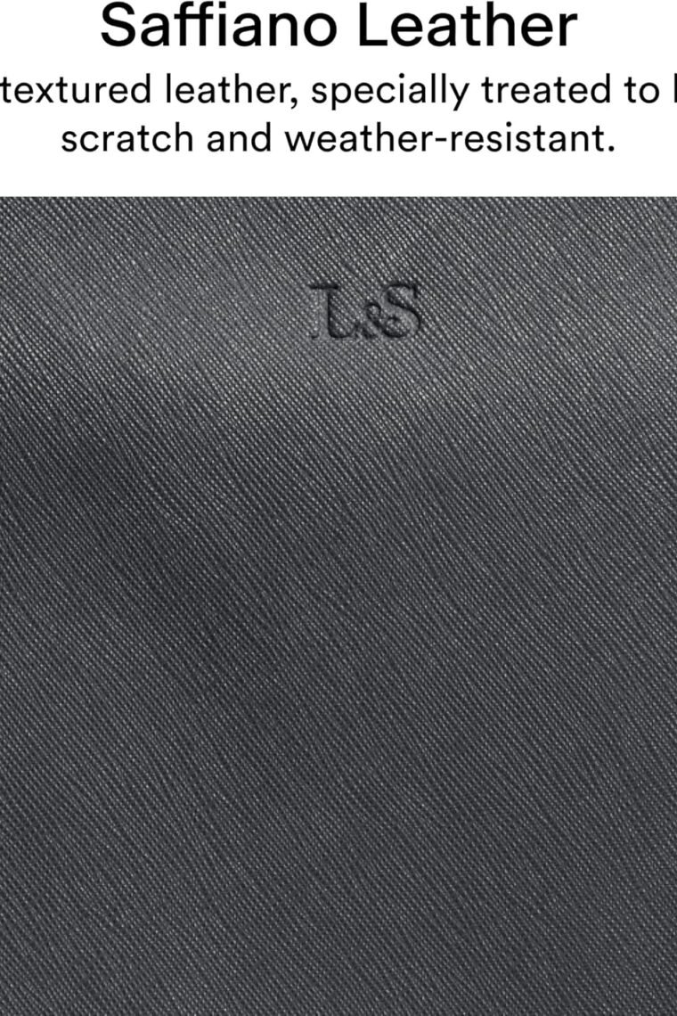 Lo & Sons The Pearl - Premium Crossbody Bag Made with Genuine Real Saffiano Leather, Versatile Small Shoulder Bag for Women - Image 3