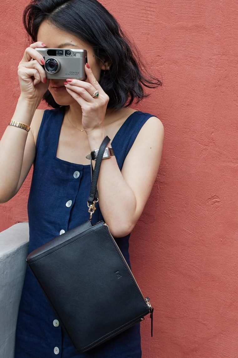 Lo & Sons The Pearl - Premium Crossbody Bag Made with Genuine Real Saffiano Leather, Versatile Small Shoulder Bag for Women - Image 7