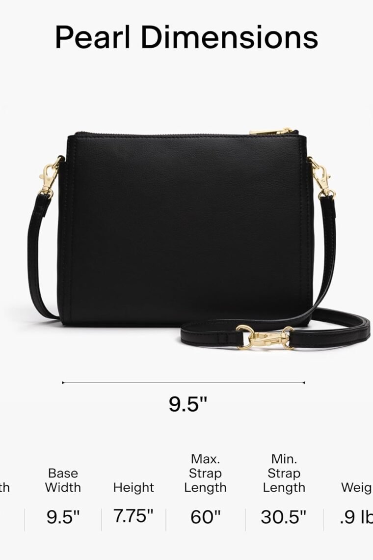 Lo & Sons The Pearl - Premium Crossbody Bag Made with Genuine Real Cactus Leather, Versatile Small Shoulder Bag for Women - Image 5
