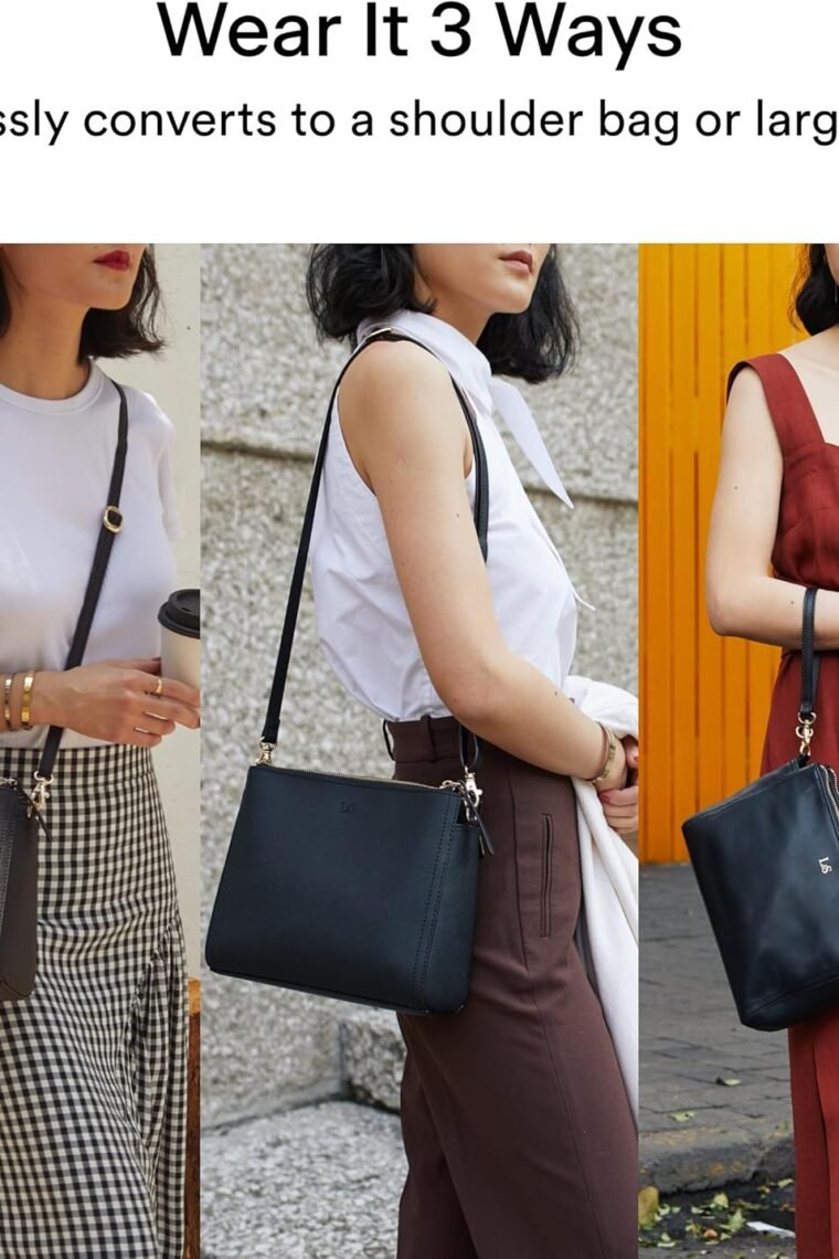 Lo & Sons The Pearl - Premium Crossbody Bag Made with Genuine Real Cactus Leather, Versatile Small Shoulder Bag for Women - Image 6