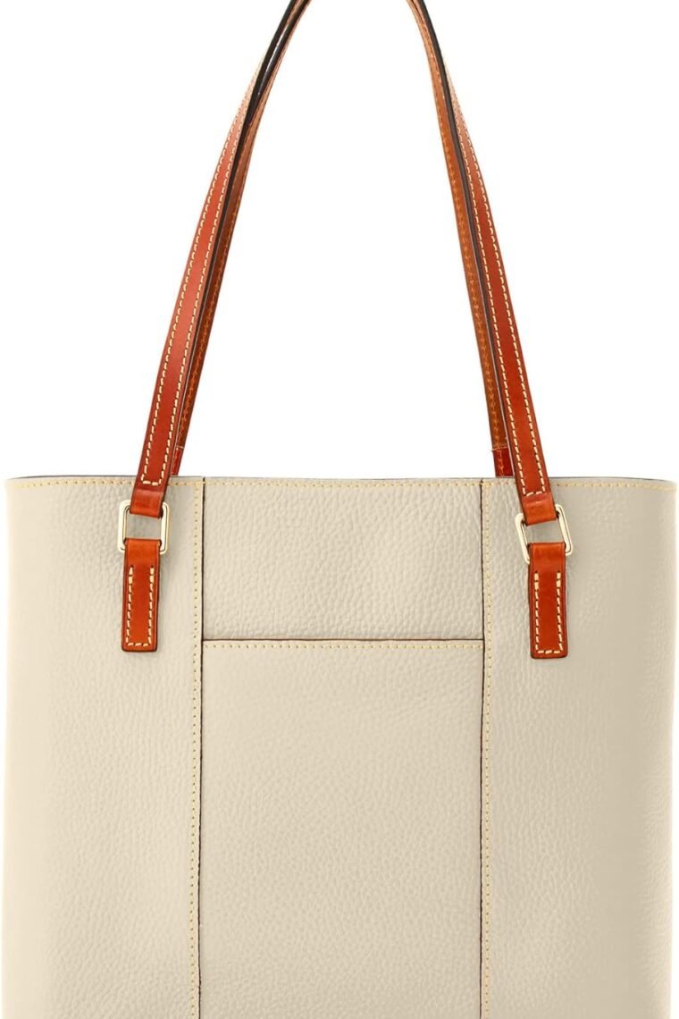 Dooney & Bourke Women's Small Lexington Tote in Pebble Grain Leather, Handbag with Long Leather Shoulder Straps - Image 4