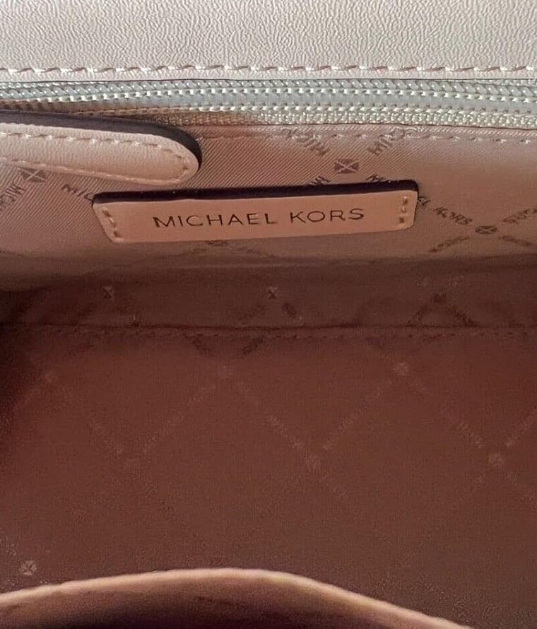 Michael Kors Carmen Colorblock Medium Flap Satchel -Buff Multi - Image 7
