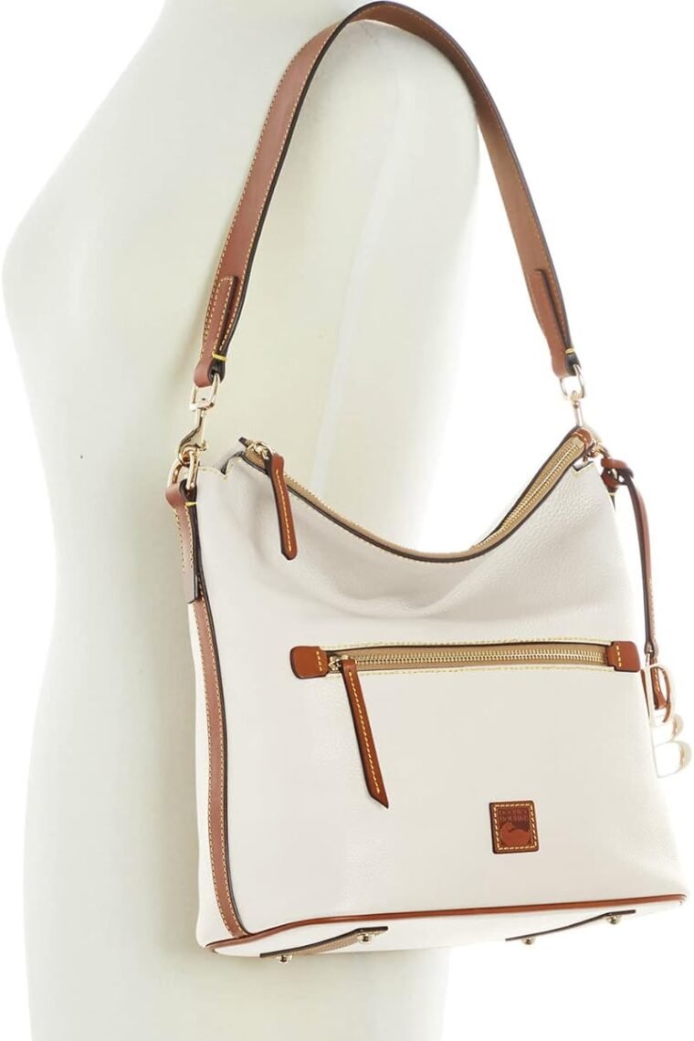 Dooney & Bourke Handbag, Pebble Grain Large Sac Shoulder Bag - Image 4