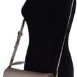 Prada Vitello Phenix Argilla Grey Leather Flap Crossbody Bag 1BD163 - Image 2