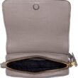 Prada Vitello Phenix Argilla Grey Leather Flap Crossbody Bag 1BD163 - Image 6