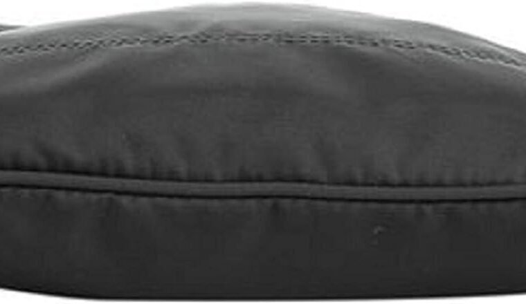 Prada Unisex Medium Black Tessuto Nylon Messenger Crossbody Handbag - Image 7