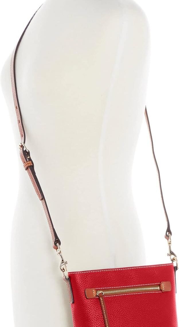 Dooney & Bourke Small Crossbody Bags for Women, Pebble Grain Leather Crossbody Bag with Zipper Pocket - Image 4