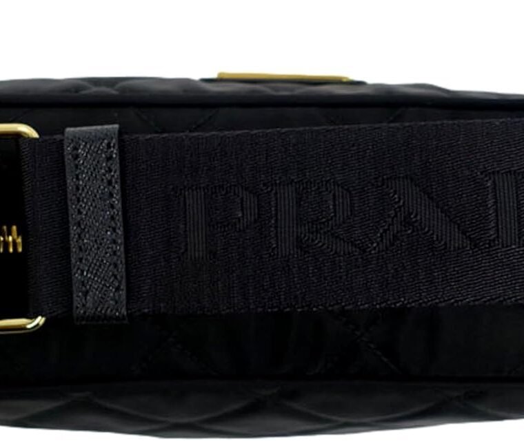 Prada Womens Tessuto Nylon Black Camera Bag Crossbody 1BH089 - Image 6
