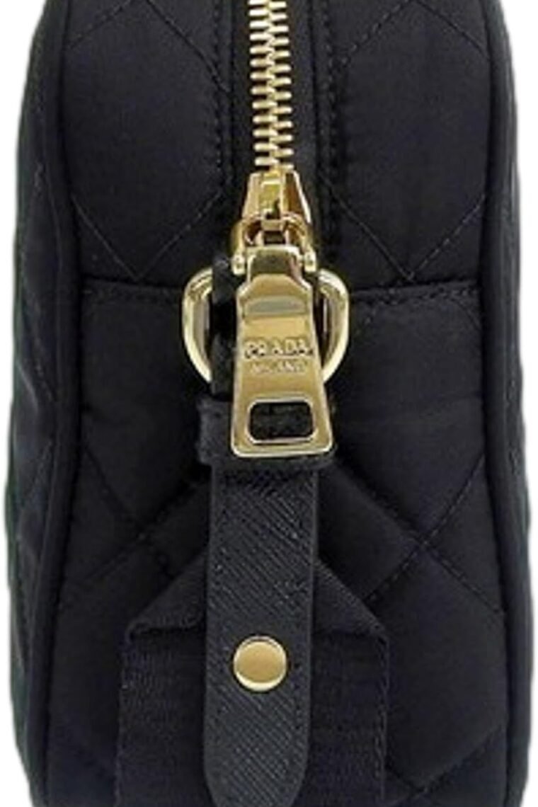 Prada Womens Tessuto Nylon Black Camera Bag Crossbody 1BH089 - Image 9