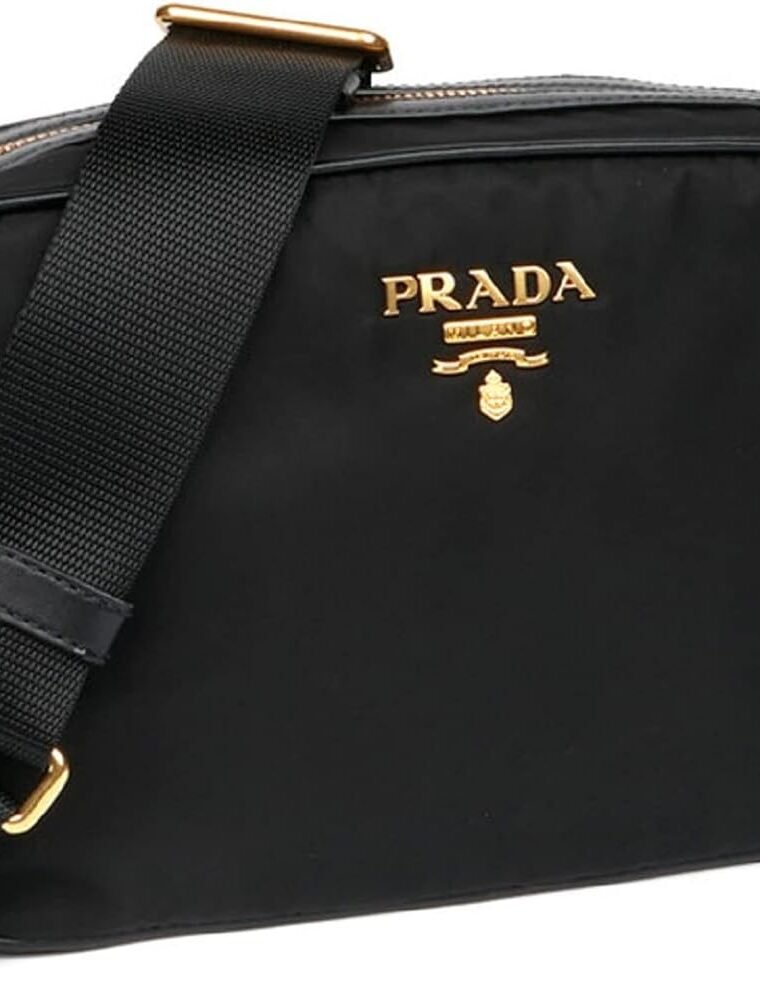 Prada Tessuto Nylon Black Camera Bag Crossbody 1BH089 - Image 2