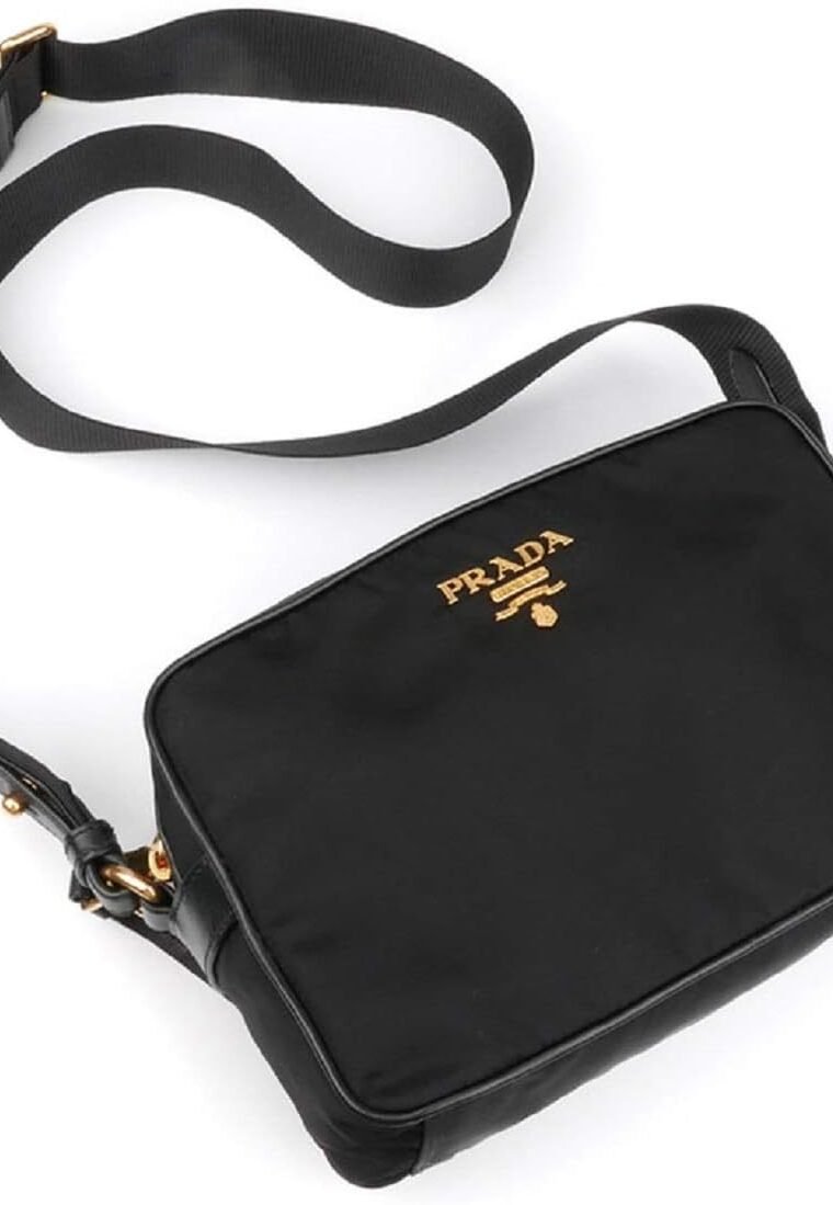 Prada Tessuto Nylon Black Camera Bag Crossbody 1BH089 - Image 3