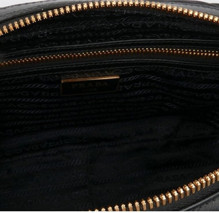 Prada Tessuto Nylon Black Camera Bag Crossbody 1BH089 - Image 7