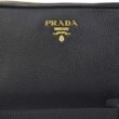 Prada Women's Black Bandoliera Vitello Phenix Leather Crossbody Bag 1BH079 - Image 4
