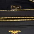 Prada Women's Black Bandoliera Vitello Phenix Leather Crossbody Bag 1BH079 - Image 8