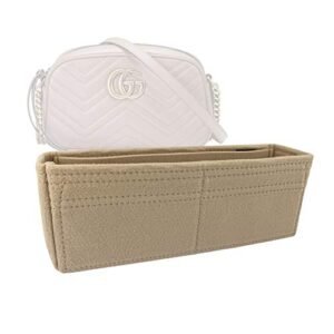 Bag Organizer for Gucci GG Marmont Matelasse Shoulder Camera (Small) - Premium Felt (Handmade/20 Colors)