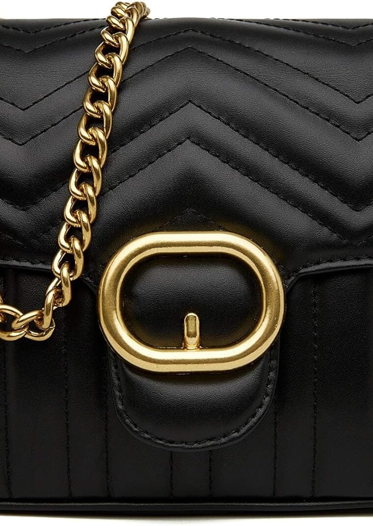 Chrysansmile Women Genuine Leather Shoulder Bag Ladies Fashion Clutch Purses Quilted Crossbody Bags With Chain - Image 2