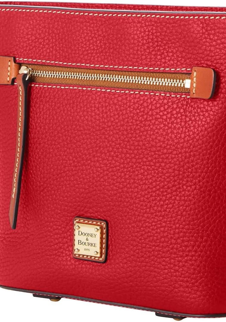 Dooney & Bourke Small Crossbody Bags for Women, Pebble Grain Leather Crossbody Bag with Zipper Pocket - Image 2