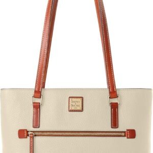 Dooney & Bourke Tote Bags for Women, Large Pebble Grain Leather Shopper Tote Bag with Zipper