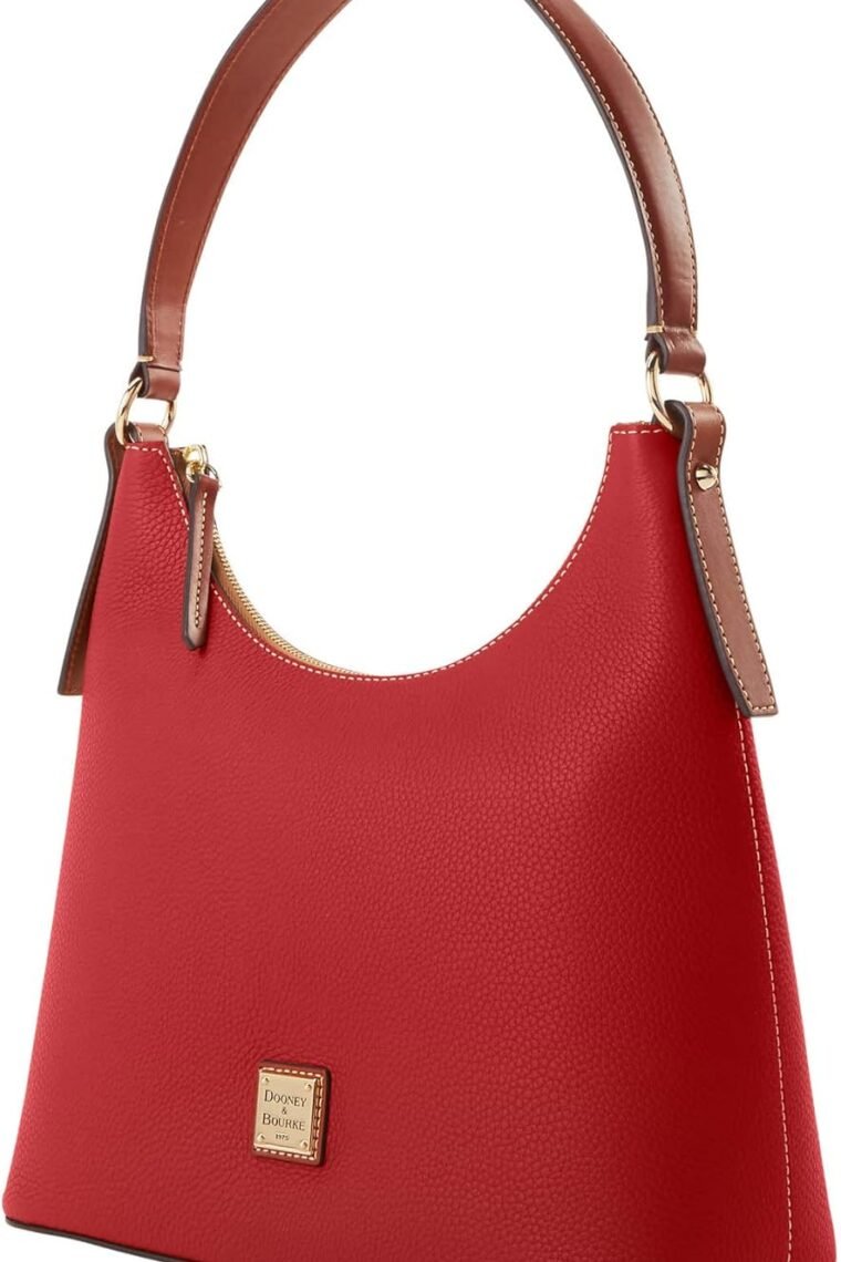 Dooney & Bourke Women's Hobo Bag in Pebble Grain Leather, Large Handbag with Single Shoulder Strap - Image 2