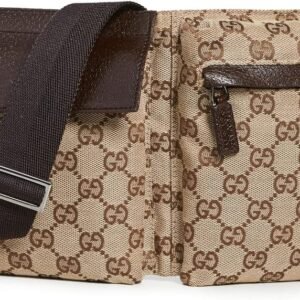 Gucci Women's Pre-Loved Belt Bag, Gg Canvas