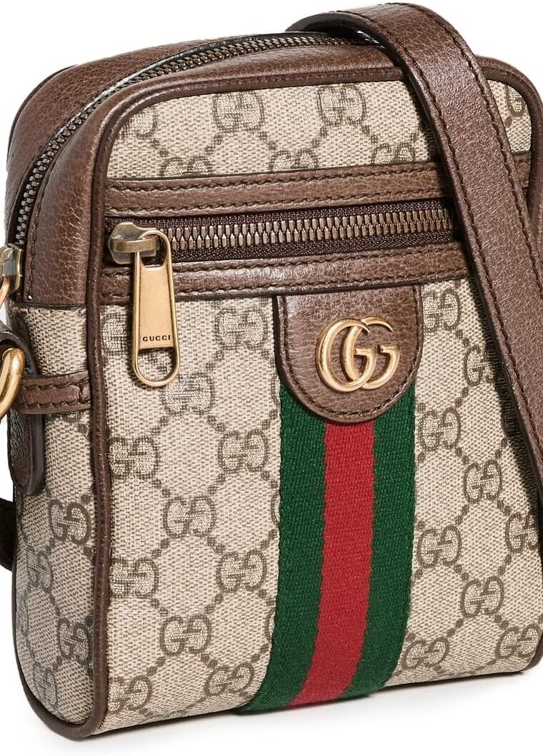 Gucci Women's Pre-Loved Ophidia Mini Messenger, Gg Supreme