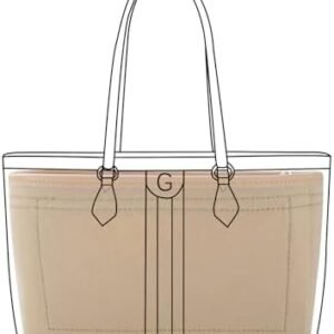 Lckaey tote bag organizer Insert for gucci ophidia Purse women large tote bag insert Y070Khaki-M pull