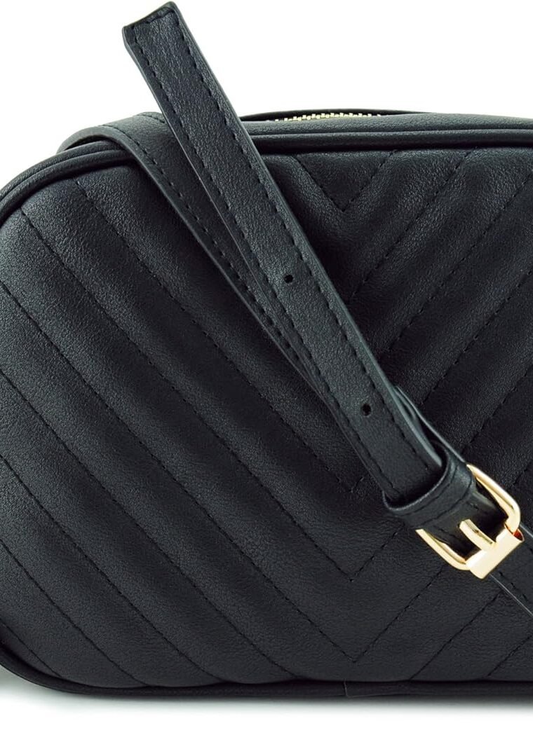 Simple Shoulder Crossbody Bag With Metal Chain Strap And Tassel Top Zipper