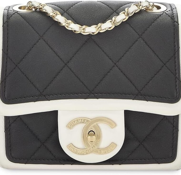 WHAT GOES AROUND COMES AROUND Women's Pre-Loved Chanel Multi Lambskin Graphic Flap Mini Bag