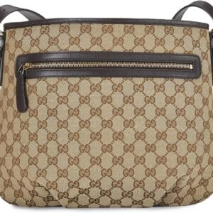 WHAT GOES AROUND COMES AROUND Women's Pre-Loved Gucci Canvas Zip Pocket Crossbody