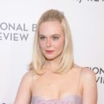 Elle Fanning Pairs a Baby Doll Dress With Faux Fur and Elle Fanning Pairs a Baby-Doll Dress With Faux Fur and Blinding Rubies