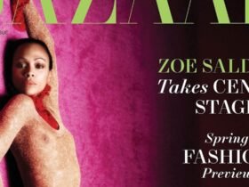 Zoe Saldana US Harpers Bazaar February 2025 Zoe Saldaña US Harper's Bazaar February 2025