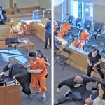 Murder Suspect Attacked by Victim's Family in Wild Courtroom Brawl, Video Shows