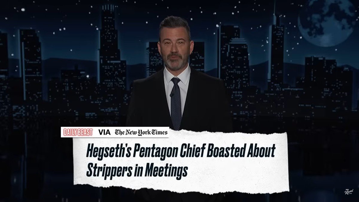 Jimmy Kimmel Says Trump 'Should Be Very Grateful' That His 'Minions' Scandals Are Distracting From 'His Dumb Stuff'