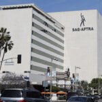 A general exterior view of the SAG/AFTRA building is seen on May 11, 2016 in the Miracle Mile District of Los Angeles, California.