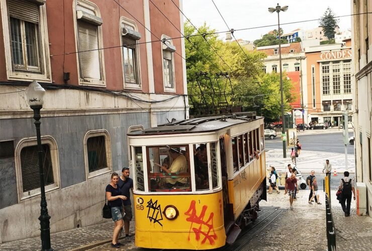 Lisbon funicular.
