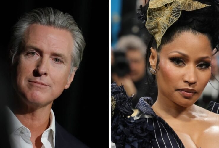 Nicki Minaj Says It's 'Impossible' For Gavin Newsom to Be President