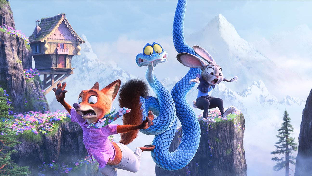 Zootopia 2, rookie cops Judy Hopps (voice of Ginnifer Goodwin) and Nick Wilde (voice of Jason Bateman), who find themselves unraveling a mystery alongside a snake called Gary De’Snake (voice of Ke Huy Quan).